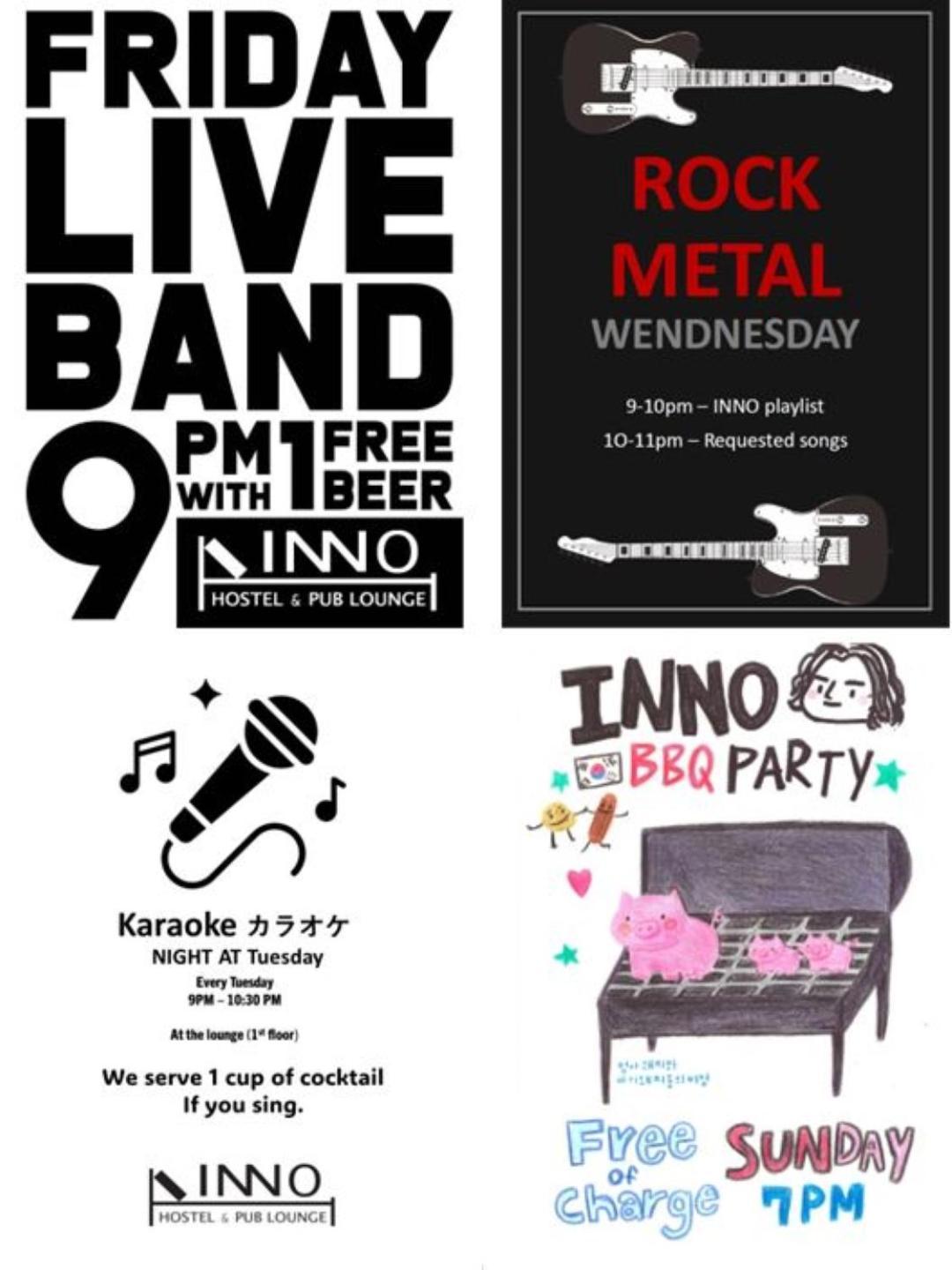 Inno Hostel & Pub Lounge Hongdae โซล ภายนอก รูปภาพ